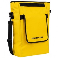 LEANDRO LIDO "Rapallo" cycling bicycle Bag 20 L yellow: Цвет: Brand: LEANDRO LIDO Material: 100%polyester Brand logo on the suspension flap Dimensions (HxWxD): 48 x 30 x 15 cm Volume: 20L Bag for hanging on the luggage rack Toploader design, with plenty of space for luggage, documents and shopping For all standard bicycle racks with a wheel size of 26 inches or more Hook attachment, quick and easy to attach and detach from luggage rack usable for right or left can be combined with a second Bag water-repellent surface detachable, size-adjustable shoulder strap two sturdy carrying handles Main compartment with zip inside a small pocket with zipper Flap marked hook-and-loop fastener on the back ideal for transporting a lot of luggage durable material NEW, with tags &amp; original packaging
https://www.sportspar.com/leandro-lido-rapallo-cycling-bicycle-bag-20-l-yellow