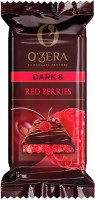 «O'Zera», шоколад горький Dark & Red berries, 40г (упаковка 15шт.): 