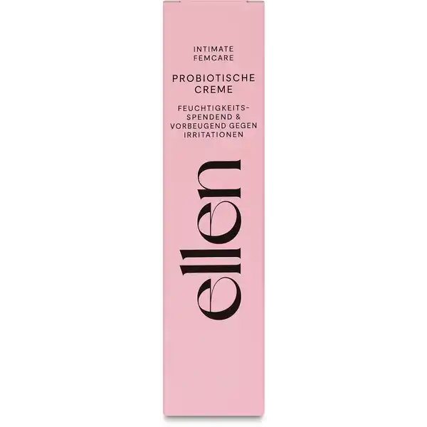 ellen Probiotische Creme fr den Intimbereich: Цвет: Produktbeschreibung und details Schwedische Innovation  Entwickelt in Zusammenarbeit mit Gynkologen Angereichert mit schtzenden und natrlichen patentierten Milchsurebakterien zur Strkung der Abwehr im Intimbereich pHWert ausgleichend Enthlt feuchtigkeitsspendendes Kokosl Frei von Hormonn Parfm Wasser und Konservierungsstoffen Dermatologisch getestet Kontaktdaten Ellen AB Barnhusgatan  Stockholm Schweden wwwellende UrsprungslandHerkunftsort Schweden Anwendung und Gebrauch  Mal tglich einen kleinen etwa erbsengroen Cremestrang im ueren Intimbereich auftragen ellen Probiotische Creme kann von Frauen in allen Altersstufen und auch whrend der Schwangerschaft und Stillzeit angewendet werden Gebrauch Aufbewahrung und Verwendung Aufbewahrungs und Verwendungsbedingungen Nach ffnung zwischen  C und  C trocken lagern Inhaltsstoffe Hydrogenated Cocoglycerides CaprylicCapric Triglyceride Cetyl alcohol Lactobacillus Sucrose Trehalose Calcium Chloride Enthlt Lacto Naturel LN ein Mix aus drei probiotischen Milchsurebakterienstmmen L rhamnosus LN L gasseri LN samt L fermentum LN
https://www.rossmann.de/de/baby-und-spielzeug-ellen-probiotische-creme-fuer-den-intimbereich/p/7350002721049