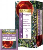 «Fitto», чай травяной Meditation Альпийские травы, 25 пакетиков, 37,5г: 
