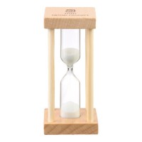 Песочные часы "Африн", на 3 минуты, 8.5 х 4 см, белый песок: 