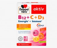 Витамин B12 + C + D3 (30 таблеток): https://www.dm.de/doppelherz-vitamin-b12-c-d3-30-tabletten-p4009932131888.html