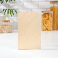Доска разделочная деревянная с отверстием Доляна, 21?12,5 см, фанера: 