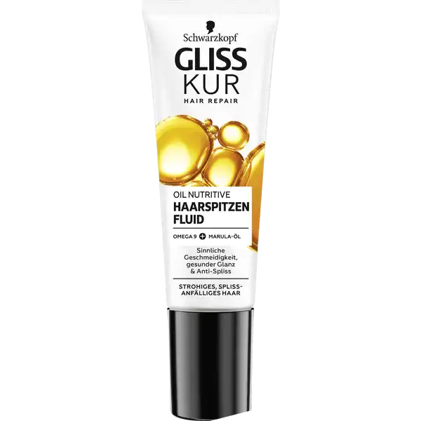 Schwarzkopf Gliss Kur Oil Nutritive Haarspitzenfluid: Цвет: Produktbeschreibung und details Lstiger Spliss Reparieren statt abschneiden mit dem GLISS KUR Haarspitzenfluid Tgliches Kmmen ampamp Stylen strapaziert das Haar wodurch die Haare strohig werden und Haarbruch entsteht Damit die strapazierten Haare wieder gesund ampamp geschmeidig werden brauchen Sie eine intensive Nhrpflege Gliss Kur Oil Nutritive bietet bis zu  weniger Spliss ampamp anhaltend versiegelte Spitzen Kontaktdaten Schwarzkopf ampamp Henkel Dsseldorf wwwglisskurde     Anwendung und Gebrauch Sanft in den Haarspitzen verteilen Nicht aussplen Regelmig anwenden Inhaltsstoffe Aqua Water EauCyclomethiconeDimethiconolBehenoyl PGTrimonium ChlorideLaurethPrunus Armeniaca Apricot Kernel OilSclerocarya Birrea Seed OilHydrolyzed KeratinHydroxyethylcelluloseHexylene GlycolCitric AcidPhenoxyethanolCoumarinPotassium SorbateMethylparabenParfum FragranceLinaloolAlphaIsomethyl IononeCitronellolBenzyl Alcohol
https://www.rossmann.de/de/pflege-und-duft-schwarzkopf-gliss-kur-oil-nutritive-haarspitzenfluid/p/4015100339789