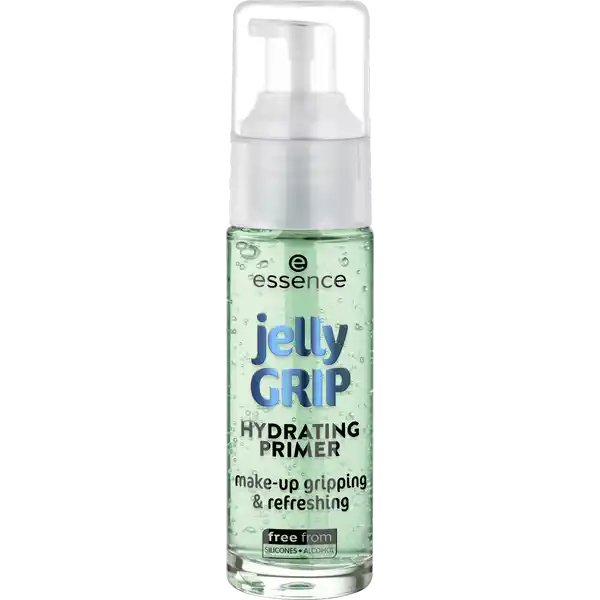 essence jelly GRIP HYDRATING PRIMER: Цвет: https://www.rossmann.de/de/make-up-essence-jelly-grip-hydrating-primer/p/4059729466242
Produktbeschreibung und details Mit dem essence jelly GRIP HYDRATING PRIMER bekommst du die perfekte Base fr dein Makeup Denn die besondere JellyGrundierung ist zum einen feuchtigkeitsspendend und sorgt zum anderen fr ultimativen Grip Dadurch hlt dein Makeup besonders lange Verwende den essence jelly GRIP HYDRATINGPRIMER alleine fr ein frisches Hautbild oder als Primer unter deiner Foundation Die Verpackung im modernen Design ist durchsichtig und hebt die besondere JellyTextur hervor Das macht direkt Lust auf einen strahlenden dewy Look feuchtigkeitsspendende JellyGrundierung fr frisch aussehende Haut bietet ultimativen Grip fr langanhaltendes Makeup besondere Formulierung fr einen strahlenden dewy Look Kontaktdaten cosnova GmbH D Frankfurt UrsprungslandHerkunftsort Polen Anwendung und Gebrauch Makeupgreifende und feuchtigkeitsspendende Grundierung die fr ein frisches Finish sorgt Fr optimale Ergebnisse einige Sekunden warten bis sie eingezogen ist und der Griffeffekt fr besseren Halt des Makeups vollstndig aktiviert ist Lsst sich transparent auf die Haut auftragen Auch allein fr eine glatte und frisch aussehende Haut tragbar Inhaltsstoffe AQUA WATER GLYCERIN PVP XYLITYLGLUCOSIDE CARBOMER ANHYDROXYLITOL PPGBUTETH PEG HYDROGENATED CASTOR OIL XYLITOL ETHYLHEXYLGLYCERIN SODIUM HYDROXIDE PHENOXYETHANOL PARFUM FRAGRANCE CI  YELLOW  CI  BLUE