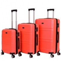 VERTICAL STUDIO "Bridges" Suitcase Set of 3 20" 24" 28" coral: Цвет: Brand VERTICAL STUDIO Set consisting of three trolley cases Outer material plastic ABS big Trolley External dimensions HWD  cm   cm   cm inches      Net weight  volume kg  L medium Trolley External dimensions HWD  cm   cm   cm inches      Net weight  volume kg  L smaller Trolley External dimensions HWD  cm   cm   cm inches      Net weight  volume  kg   l Lining material  polyester Brand logo as a metal emblem on the front Matryoshka design can be stored inside each other to save space The smallest Suitcase corresponds to the size regulations for hand luggage a telescopic handle with several possible height settings four smoothrunning wheels for convenient transport a large main compartment with a circumferential way zipper three digit suitcase lock  possible combinations Divider with integrated zippered mesh pocket for division converging tension straps with click closure Interior lined throughout Zippered lining on each side of the case two carrying handles with suspension four spacers on one side structured outer material with a matte finish NEW with box ampamp original packaging
https://www.sportspar.com/vertical-studio-bridges-suitcase-set-of-3-20-24-28-coral
