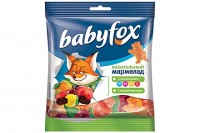 «BabyFox», мармелад жевательный с соком ягод и фруктов, 70г: 