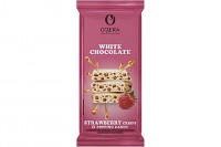 «OZera», шоколад белый «С клубничными криспами, хрустящими шариками и взрывной карамелью», 90г: 