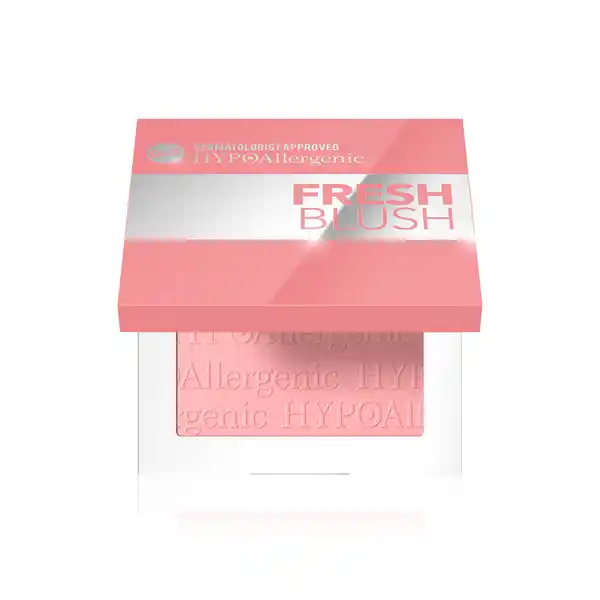 HYPOAllergenic Fresh Blush 01: Цвет: Produktbeschreibung und details Machen Sie den besten Eindruck mit frischer und natrlicher Haut Das HYPOAllergenic Fresh Blush ist ein HighlightingRouge dass Ihre Wangen sanft betont und subtilen Glanz verleiht Die auergewhnliche Glttungsformel hebt trockene Haut nicht hervor und garantiert lang anhaltende Farbe Das Produkt wurde unter der Aufsicht von Dermatologen getestet Eignet sich fr Personen mit sensibler und zu Allergien neigender Haut Anwendung und Gebrauch Tragen Sie das Rouge auf Ihre Wangenknochen die Schlfen und direkt ber dem ueren Teil des Stirnkamms auf Haaransatz und Kiefer auf Gebrauch Aufbewahrung und Verwendung Aufbewahrungs und Verwendungsbedingungen Khl und trocken lagern Inhaltsstoffe Talc Mica Magnesium Myristate CaprylicCapric Triglyceride dimethicone Polymethylsilsesquioxane kaolin Ethylhexylglycerin Jojoba Esters Phenoxyethanol may contain  CI  Red  Lake Red  Lake CI  Yellow  Lake CI  CI  CI  Iron Oxides CI  Manganese Violet CI  Titanium dioxide Silica
https://www.rossmann.de/de/make-up-hypoallergenic-fresh-blush-01/p/5902082528982