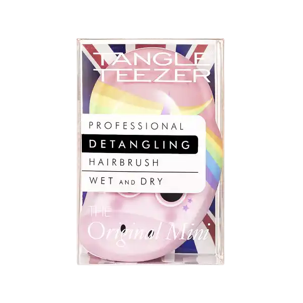 Tangle® Teezer The Original Mini Pink Unicorn: Цвет: Produktbeschreibung und details Eine professionelle Haarbrste zum entknoten von Haaren aller Typen Tangle Teezer kann im trockenen und auch nassen Haar verwendet werden und entknotet dabei ohne zu ziepen und reien Kontaktdaten Tangle Teezer Ltd st and nd Floor  Stockwell Road London SW SL UK wwwtangleteezercom Warnhinweise und wichtige Hinweise Warnhinweise Nicht mit Hitze verwenden
https://www.rossmann.de/de/baby-und-spielzeug-tangle-teezer-the-original-mini-pink-unicorn/p/5060630042752