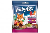 «BabyFox», мармелад жевательный с соком ягод и фруктов, 30г: 