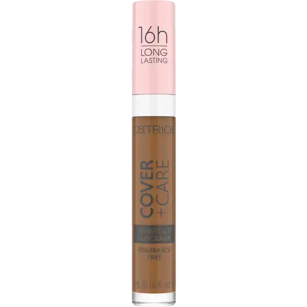 Catrice Cover + Care Sensitive Concealer 092W: Цвет: Produktbeschreibung und details Der Cover  Care Sensitive Concealer berzeugt mit seiner mittleren aufbaubaren Deckkraft und natrlichmattem Finish Die wasserfeste Textur hlt bis zu h lang ist parfmfrei und fr sensible Haut geeignet  die Vertrglichkeit auf empfindlicher Haut wurde dermatologisch besttigt Auerdem ist die Formulierung mit beruhigender Kamille angereichert Der flssige Concealer lsst sich leicht auftragen und verblenden Wasserfester parfmfreier Concealer mit h Halt fr sensible Haut Kontaktdaten cosnova GmbH Am Limespark  D Sulzbach am Taunus  UrsprungslandHerkunftsort Polen Anwendung und Gebrauch Der Concealer kann sowohl vor als auch nach der Foundation auf Hautunreinheiten dunklen Schatten oder Rtungen aufgetupft werden Fr eine hhere Deckkraft kann nach dem Trocknen der ersten dnnen Schicht eine zweite aufgetupft werden Ganz wichtig lieber in dnnen Schichten arbeiten um ein natrliches Resultat zu erzielen Fr ein dezentes Contouring kann eine dunklere Shade unter den Wangenknochen seitlich der Nase und am Haaransatz aufgetragen werden Eine hellere Shade setzt natrliche Highlights Um einen optischen LiftingEffekt zu erzielen wird eine helle Shade vom ueren Augenwinkel in Richtung Haaransatz verblendet Inhaltsstoffe AQUA WATER ISONONYL ISONONANOATE CAPRYLICCAPRIC TRIGLYCERIDE GLYCERIN C ALKANE COCONUT ALKANES POLYGLYCERYL POLYHYDROXYSTEARATE POLYGLYCERYL POLYRICINOLEATE MAGNESIUM SULFATE CHAMOMILLA RECUTITA MATRICARIA FLOWER EXTRACT TOCOPHEROL SODIUM CHLORIDE DISTEARDIMONIUM HECTORITE STEAROYL INULIN BUTYLENE GLYCOL SYNTHETIC FLUORPHLOGOPITE POLYGLYCERIN ETHYLHEXYLGLYCERIN HYDROGENATED LECITHIN TIN OXIDE ASCORBYL PALMITATE ALUMINUM HYDROXIDE CITRIC ACID PHENOXYETHANOL SODIUM BENZOATE CI  CI  CI  IRON OXIDES CI  TITANIUM DIOXIDE
https://www.rossmann.de/de/make-up-catrice-cover--care-sensitive-concealer-092w/p/4059729381538