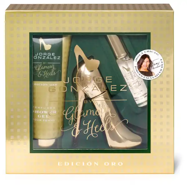 Jorge GONZLEZ by Glamour amp Heels EDICIN ORO Geschenkset: Цвет: Produktbeschreibung und details LETS GLAM Jorge Gonzlez hat den quotChicas Walkquot zu seinem Markenzeichen gemacht Sein Motto quotWie Du gehst so gehst Du auch durchs Lebenquot Und dass Glamour eine Haltung ist auch das hat der schillernde Kubaner auf dem Laufsteg seines Lebens bereits erfolgreich bewiesen EDICIN ORO im goldenen HighHeel zeigt ein luxurises vielschichtiges und fruchtigflorales Bouquet Durch seine rafinierte blumige Signatur wie DamaszenerRose Orangenblte und Magnolie symbolisiert EDICIN ORO absolute Weiblichkeit und Glamour Ein bezauberndes teiliges DuftSet fr die weltbeste Freundin die zweitbeste Freundin die entzckende Schwester oder aber fr Sie selbstDas Set bestehend aus Eau de Parfum  ml Eau de Parfum im handlichen VaporisateurZerstuberFormat  ml und Duschgel  ml Zielgruppe  fr Sie Kopfnote  Blutorange Orangenblte Zitrone Herznote  Magnolie DamaszenerRose Basisnote  Sandelholz Vanille Duftfamilie  fruchtigFloral Kontaktdaten Dobner Kosmetik GmbH  Albaching infodobnerkosmetikde Anwendung und Gebrauch Eau de Parfm Auf die gesunde Haut sprhen Inhaltsstoffe EAU DE PARFUM    ml ALCOHOL DENAT AQUA PARFUM BENZYL SALICYLATE LINALOOL HEXYL CINNAMAL ALPHAISOMETHYL IONONE GERANIOL CITRONELLOL HYDROXYCITRONELLAL LIMONENE BENZYL BENZOATE CITRAL SHOWER GEL AQUA SODIUM LAURETH SULFATE COCAMIDOPROPYL BETAINE COCAMIDE DEA IMIDAZOLINETYPE SURFACTANT GLYCERIN SODIUM LAUROYL SARCOSINATE PARFUM CITRIC ACID SORBITOL ALLANTOIN DISODIUM EDTA METHYLCHLORO ISOTHIAZOLINONE METHYLISOTHIAZOLINONE BENZYL SALICYLATE LINALOOL HEXYL CINNAMAL ALPHAISOMETHYL IONONE GERANIOL CITRONELLOL Warnhinweise und wichtige Hinweise Warnhinweise Eau de Parfm Entzndlich
https://www.rossmann.de/de/pflege-und-duft-jorge-gonzalez-by-glamour-und-heels-edicion-oro-geschenkset/p/4044794719782