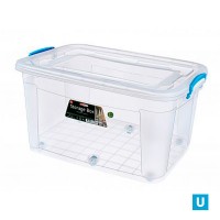 Контейнер "Storage Box" 50 л на колёсах 640х415х315 (6) ЭЛФ376: Цвет: Контейнер "Storage Box" 50 л на колёсах 640х415х315 (6) ЭЛФ376
