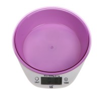 Весы кухонные Irit IR-7117, электронные, до 5 кг, фиолетовые: 