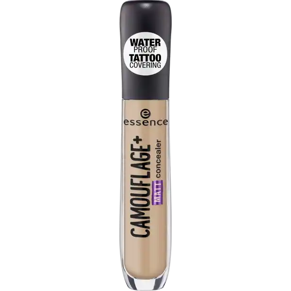 essence CAMOUFLAGE+ MATT concealer 50: Цвет: https://www.rossmann.de/de/make-up-essence-camouflage-matt-concealer-50/p/4059729218094
Produktbeschreibung und details Der wasserfeste Concealer mattiert und kaschiert durch die hohe Deckkraft Augenringe und schatten zuverlssig Sogar Tattoos lassen sich damit temporr abdecken Kontaktdaten cosnova GmbH Am Limespark  D Sulzbach am Taunus UrsprungslandHerkunftsort Italien Anwendung und Gebrauch Der Concealer kann sowohl vor als auch nach der Foundation auf Hautunebenheiten aufgetupft werden eignet sich aber auch zum Contouring Hierfr sollte ein Concealer eine bis zwei Nuancen heller als der eigene Hautton auf der Stirn auf dem Kinn und dem Nasenrcken aufgetragen werden Mit Concealer lassen sich auerdem Augenringe kaschieren einfach unter dem Auge etwas Concealer in Form eines umgedrehten Dreiecks auftragen und verblenden Inhaltsstoffe AQUA WATER TALC DICAPRYLYL ETHER ISONONYL ISONONANOATE GLYCERIN ISODODECANE POLYGLYCERYL POLYRICINOLEATE TOCOPHEROL POLYGLYCERYL DIISOSTEARATE DISTEARDIMONIUM HECTORITE POTASSIUM CETYL PHOSPHATE SODIUM CHLORIDE SYNTHETIC BEESWAX ETHYLHEXYLGLYCERIN XANTHAN GUM LECITHIN TETRASODIUM GLUTAMATE DIACETATE ASCORBYL PALMITATE CITRIC ACID PHENOXYETHANOL PARFUM FRAGRANCE CI  IRON OXIDES CI  IRON OXIDES CI  IRON OXIDES CI  TITANIUM DIOXIDE