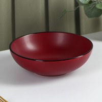 Миска керамическая Доляна «Ваниль», 700 мл, d=18 см, цвет бордовый: Цвет: Посуда Доляна «Ваниль» изготовлена из прочной керамики. Керамическая посуда выдерживает низкие и высокие температуры, что позволяет блюдам дольше сохранять тепло.Изделия отличаются насыщенным цветом и матовым покрытием. Такая посуда отлично впишется в любой интерьер кухни, а также прекрасно подойдёт в качестве подарка на любой праздник.Можно использовать в посудомоечной машине и СВЧ-печи.
: Доляна
: Китай
