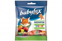 «BabyFox», мармелад жевательный с соком ягод и фруктов, 30г: 