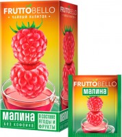«Fruttobello», чайный напиток «Малина», 25 пакетиков, 37,5г: 