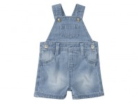 Baby Jeans-Latzhose aus reiner Baumwolle: 