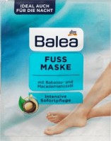 Маска для ног, интенсивный немедленный уход, 15 мл: https://www.dm.de/balea-fussmaske-intensive-sofortpflege-p4058172110757.html