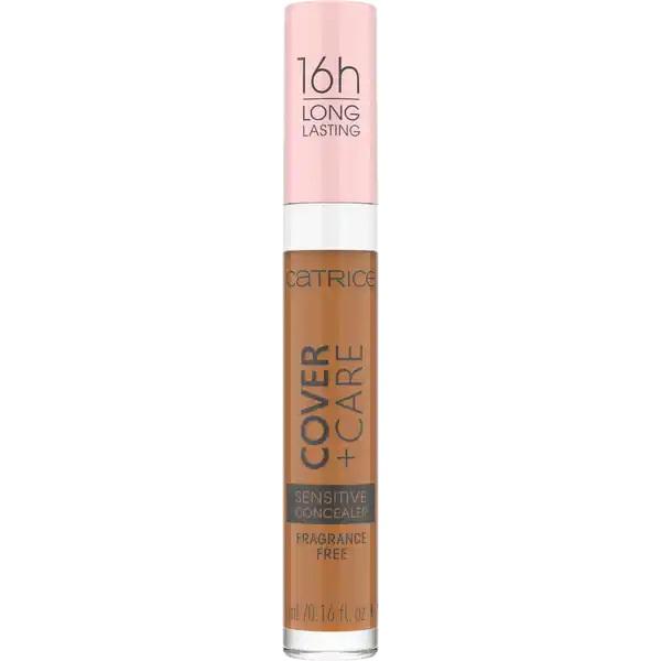 Catrice Cover + Care Sensitive Concealer 060N: Цвет: Produktbeschreibung und details Der Cover  Care Sensitive Concealer berzeugt mit seiner mittleren aufbaubaren Deckkraft und natrlichmattem Finish Die wasserfeste Textur hlt bis zu h lang ist parfmfrei und fr sensible Haut geeignet  die Vertrglichkeit auf empfindlicher Haut wurde dermatologisch besttigt Auerdem ist die Formulierung mit beruhigender Kamille angereichert Der flssige Concealer lsst sich leicht auftragen und verblenden Wasserfester parfmfreier Concealer mit h Halt fr sensible Haut Kontaktdaten cosnova GmbH Am Limespark  D Sulzbach am Taunus  UrsprungslandHerkunftsort Polen Anwendung und Gebrauch Der Concealer kann sowohl vor als auch nach der Foundation auf Hautunreinheiten dunklen Schatten oder Rtungen aufgetupft werden Fr eine hhere Deckkraft kann nach dem Trocknen der ersten dnnen Schicht eine zweite aufgetupft werden Ganz wichtig lieber in dnnen Schichten arbeiten um ein natrliches Resultat zu erzielen Fr ein dezentes Contouring kann eine dunklere Shade unter den Wangenknochen seitlich der Nase und am Haaransatz aufgetragen werden Eine hellere Shade setzt natrliche Highlights Um einen optischen LiftingEffekt zu erzielen wird eine helle Shade vom ueren Augenwinkel in Richtung Haaransatz verblendet Inhaltsstoffe AQUA WATER ISONONYL ISONONANOATE CAPRYLICCAPRIC TRIGLYCERIDE GLYCERIN C ALKANE COCONUT ALKANES POLYGLYCERYL POLYHYDROXYSTEARATE POLYGLYCERYL POLYRICINOLEATE MAGNESIUM SULFATE CHAMOMILLA RECUTITA MATRICARIA FLOWER EXTRACT TOCOPHEROL SODIUM CHLORIDE DISTEARDIMONIUM HECTORITE STEAROYL INULIN BUTYLENE GLYCOL SYNTHETIC FLUORPHLOGOPITE POLYGLYCERIN ETHYLHEXYLGLYCERIN HYDROGENATED LECITHIN TIN OXIDE ASCORBYL PALMITATE ALUMINUM HYDROXIDE CITRIC ACID PHENOXYETHANOL SODIUM BENZOATE CI  CI  CI  IRON OXIDES CI  TITANIUM DIOXIDE
https://www.rossmann.de/de/make-up-catrice-cover--care-sensitive-concealer-060n/p/4059729381491