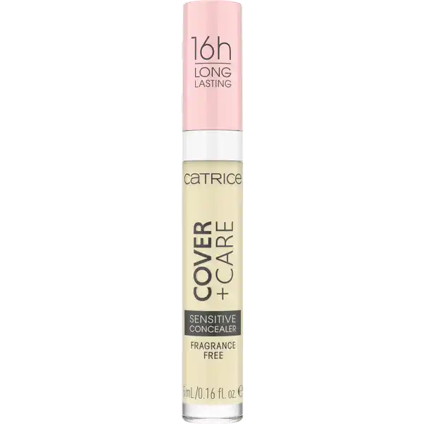 Catrice Cover + Care Sensitive Concealer 001N: Цвет: Produktbeschreibung und details Der Cover  Care Sensitive Concealer berzeugt mit seiner mittleren aufbaubaren Deckkraft und natrlichmattem Finish Die wasserfeste Textur hlt bis zu h lang ist parfmfrei und fr sensible Haut geeignet  die Vertrglichkeit auf empfindlicher Haut wurde dermatologisch besttigt Auerdem ist die Formulierung mit beruhigender Kamille angereichert Der flssige Concealer lsst sich leicht auftragen und verblenden Wasserfester parfmfreier Concealer mit h Halt fr sensible Haut Kontaktdaten cosnova GmbH Am Limespark  D Sulzbach am Taunus  UrsprungslandHerkunftsort Polen Anwendung und Gebrauch Der Concealer kann sowohl vor als auch nach der Foundation auf Hautunreinheiten dunklen Schatten oder Rtungen aufgetupft werden Fr eine hhere Deckkraft kann nach dem Trocknen der ersten dnnen Schicht eine zweite aufgetupft werden Ganz wichtig lieber in dnnen Schichten arbeiten um ein natrliches Resultat zu erzielen Fr ein dezentes Contouring kann eine dunklere Shade unter den Wangenknochen seitlich der Nase und am Haaransatz aufgetragen werden Eine hellere Shade setzt natrliche Highlights Um einen optischen LiftingEffekt zu erzielen wird eine helle Shade vom ueren Augenwinkel in Richtung Haaransatz verblendet Inhaltsstoffe AQUA WATER ISONONYL ISONONANOATE CAPRYLICCAPRIC TRIGLYCERIDE GLYCERIN C ALKANE COCONUT ALKANES POLYGLYCERYL POLYHYDROXYSTEARATE POLYGLYCERYL POLYRICINOLEATE MAGNESIUM SULFATE CHAMOMILLA RECUTITA MATRICARIA FLOWER EXTRACT TOCOPHEROL SODIUM CHLORIDE DISTEARDIMONIUM HECTORITE STEAROYL INULIN BUTYLENE GLYCOL SYNTHETIC FLUORPHLOGOPITE POLYGLYCERIN ETHYLHEXYLGLYCERIN HYDROGENATED LECITHIN TIN OXIDE ASCORBYL PALMITATE ALUMINUM HYDROXIDE CITRIC ACID PHENOXYETHANOL SODIUM BENZOATE CI  CI  CI  IRON OXIDES CI  TITANIUM DIOXIDE
https://www.rossmann.de/de/make-up-catrice-cover--care-sensitive-concealer-001n/p/4059729381415