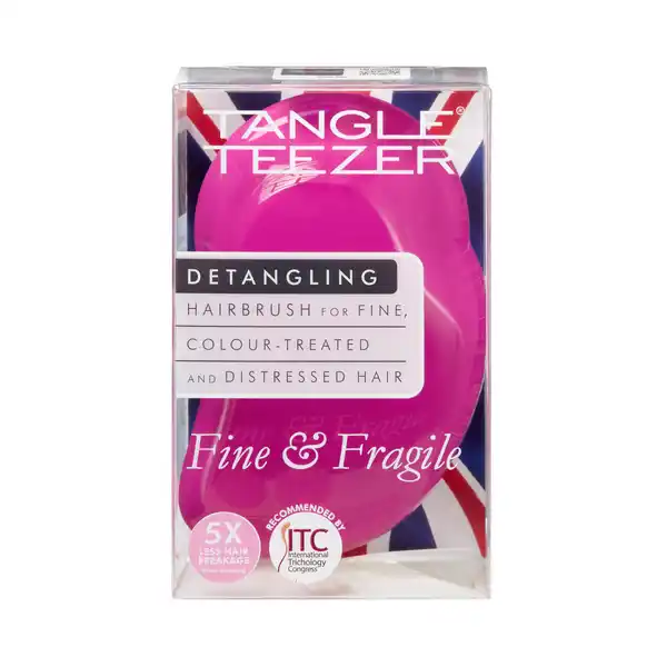 Tangle Teezer Fine amp Fragile Entwirrbrste: Цвет: Produktbeschreibung und details Tangle Teezer Fine ampamp Fragile ist eine Entwirrbrste derenBorsten  weicher sind als das Original Geeignet fr feinesHaar die weicheren Enden sorgen fr ein sanftes Entknoten Kontaktdaten New Flag GmbH Leopoldstrae   Mnchen UrsprungslandHerkunftsort Grossbritannien
https://www.rossmann.de/de/pflege-und-duft-tangle-teezer-fine-und-fragile-entwirrbuerste/p/5060926680828