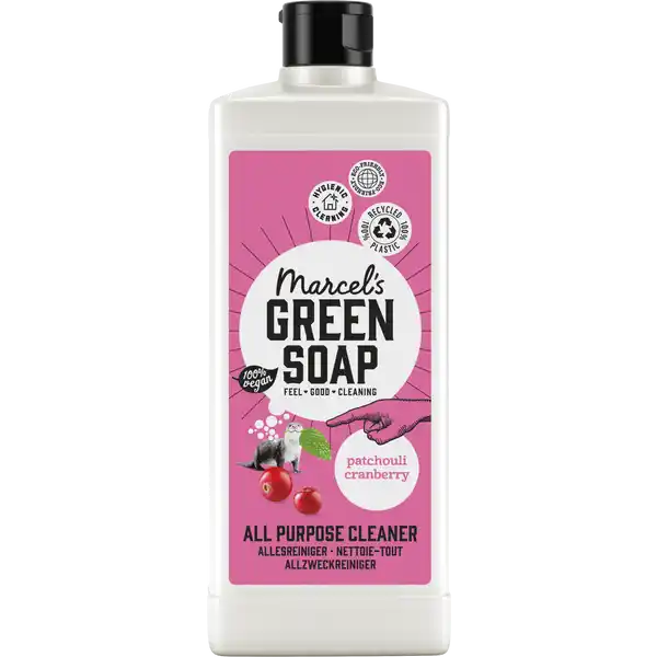 Marcel's Green Soap Allzweckreiniger Patschuli & Cranberry: Цвет: https://www.rossmann.de/de/haushalt-marcels-green-soap-allzweckreiniger-patschuli-und-cranberry/p/8719189416039
Produktbeschreibung und details Wenn Sie einmal anfangen Die Duftkombination unseres Allesreinigers Patschuli ampamp Cranberry ist so formuliert dass Sie sobald Sie mit der Reinigung beginnen nicht mehr aufhren knnen Deshalb wird er als Allesreiniger bezeichnet Er reinigt alles in Ihrem Zuhause Schn und nachhaltig Sple Boden Bad und Kche alles wird sauber wie nie zuvor und dazu Alles riecht auch wieder wunderbar frisch Wie alle Marcel Green Soap Produkte enthlt unser Allesreiniger keine Farbstoffe Parabene Phosphate Chlor Ammoniak oder Suren Basierend auf der Natur mindestens  biologisch abbaubar ampamp  Vegan Kontaktdaten The Green Soap Company BV Eindenhoutstraat   ML Haarlem  Niederlande wwwmarcelsgreensoapcom  Anwendung und Gebrauch Gieen Sie  ml in einen Eimer Wasser Geeignet fr alle harten Oberflchen Im Zweifelsfall versuchen Sie es in einer kleinen Ecke Kann als Nachfllpackung fr Marcels Green Soap Allzweckreiniger Spray verwendet werden  ml Allzweckreiniger in die Sprhflasche fllen und mit Leitungswasser auffllen Schtteln und sprhen Inhaltsstoffe AQUA SODIUM CHLORIDE SODIUM LAURETH SULFATE ALCOHOL COCAMYDOPROPYL BETAINE PARFUM TETRASODIUM GLUTAMATE DIACETATE DIPROPYLENE GLYCOL ISOPROPYL ALCOHOL GLYCERIN BENZISOTHIAZOLINONE LINALOOL ALPHAISOMETHYL IONONE COUMARIN SODIUM HYDROXIDE METHYLISOTHIAZOLINONE Warnhinweise und wichtige Hinweise Warnhinweise ACHTUNG Verursacht schwere Augenreizung Enthlt BENZISOTHIAZOLINONE Kann allergische Reaktionen hervorrufen Darf nicht in die Hnde von Kindern gelangenBEI KONTAKT MIT DEM AUGEN einige Minuten lang behutsam mit Wasser splen Eventuell vorhandende Kontaktlinsen nach Mglichkeit entfernen Weiter splen Bei anhaltender Augenreizung rztlichen Rat einholenrtzlichen Hilfe hinzuziehen