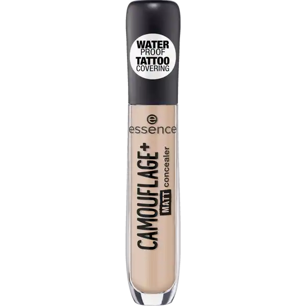 essence CAMOUFLAGE+ MATT concealer 40: Цвет: https://www.rossmann.de/de/make-up-essence-camouflage-matt-concealer-40/p/4059729231642
Produktbeschreibung und details Der wasserfeste Concealer mattiert und kaschiert durch die hohe Deckkraft Augenringe und schatten zuverlssig Sogar Tattoos lassen sich damit temporr abdecken Kontaktdaten cosnova GmbH Am Limespark  D Sulzbach am Taunus UrsprungslandHerkunftsort Italien Anwendung und Gebrauch Der Concealer kann sowohl vor als auch nach der Foundation auf Hautunebenheiten aufgetupft werden eignet sich aber auch zum Contouring Hierfr sollte ein Concealer eine bis zwei Nuancen heller als der eigene Hautton auf der Stirn auf dem Kinn und dem Nasenrcken aufgetragen werden Mit Concealer lassen sich auerdem Augenringe kaschieren einfach unter dem Auge etwas Concealer in Form eines umgedrehten Dreiecks auftragen und verblenden Inhaltsstoffe AQUA WATER TALC DICAPRYLYL ETHER ISONONYL ISONONANOATE GLYCERIN ISODODECANE POLYGLYCERYL POLYRICINOLEATE TOCOPHEROL POLYGLYCERYL DIISOSTEARATE DISTEARDIMONIUM HECTORITE POTASSIUM CETYL PHOSPHATE SODIUM CHLORIDE SYNTHETIC BEESWAX ETHYLHEXYLGLYCERIN XANTHAN GUM LECITHIN TETRASODIUM GLUTAMATE DIACETATE ASCORBYL PALMITATE CITRIC ACID PHENOXYETHANOL PARFUM FRAGRANCE CI  IRON OXIDES CI  IRON OXIDES CI  IRON OXIDES CI  TITANIUM DIOXIDE