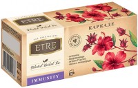 «ETRE», чайный напиток Immunity каркаде, 25 пакетиков, 37,5г: 