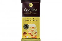 «OZera», шоколад White and Extra Almond, 90г: 