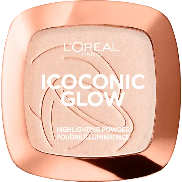 LOral Paris PuderHighlighter  Icoconic Glow: Цвет: Produktbeschreibung und details Lets Glow Girl  bring deine Haut zum Strahlen Der PuderHighlighter  Icoconic Glow von LOral Paris verleiht der Haut einen natrlich aussehenden Glow Er eignet sich ideal um einzelne Gesichtspartien zum Strahlen zu bringen und zu betonen Der Puder eignet sich sowohl fr natrlich aussehende als auch intensive Highlights und hinterlsst einen holografischen Schimmer Je nach Lichteinfall ndert sich die aufgetragene Farbe leicht Die samtigweiche Formel angereichert mit Inhaltsstoffen natrlichen Ursprungs wie zum Beispiel Kokosnussl lsst sich mhelos verblenden Beim Auftragen verstrmt der PuderHighlighter Icoconic Glow einen angenehmen KokosnussGeruch Kontaktdaten LORAL Deutschland GmbH  Geschftsbereich LOral Paris Johannstrae   Dsseldorf Anwendung und Gebrauch Den PuderHighlighter mithilfe eines Pinsels auf die Stellen auftragen die hervorgehoben werden sollen Anschlieend gut verblenden um einen natrlich aussehenden Look zu kreieren Gebrauch Aufbewahrung und Verwendung Aufbewahrungs und Verwendungsbedingungen Khl und trocken lagern Inhaltsstoffe TALC  COCOS NUCIFERA OIL  COCONUT OIL  MAGNESIUM STEARATE  ZEA MAYS STARCH  CORN STARCH  MANGIFERA INDICA SEED BUTTER  MANGO SEED BUTTER  THEOBROMA CACAO SEED BUTTER  COCOA SEED BUTTER  CAPRYLYL GLYCOL  TIN OXIDE  LIMONENE  PARFUM  FRAGRANCE   MAY CONTAIN MICA  CI   TITANIUM DIOXIDE  CI   IRON OXIDES FIL B
https://www.rossmann.de/de/make-up-loreal-paris-puder-highlighter-01-icoconic-glow/p/3600523864058