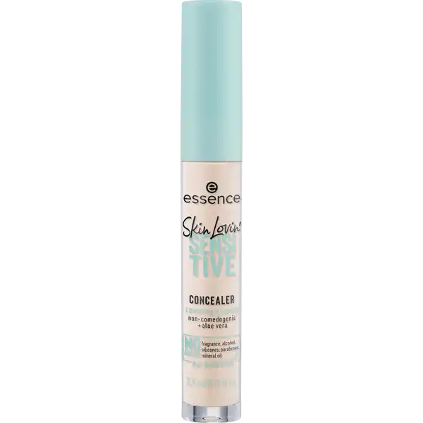 essence Skin Lovin' SENSITIVE CONCEALER 05: Цвет: https://www.rossmann.de/de/make-up-essence-skin-lovin-sensitive-concealer-05/p/4059729308375
Produktbeschreibung und details BeautyAllrounder fr einen makellos aussehenden Teint Der SKIN LOVIN CONCEALER kaschiert easy Pickelchen Rtungen und Augenringe Seine leichte nichtkomedogene Formulierung ist kaum sprbar und pflegt die Haut mit feuchtigkeitsspendender Aloe Vera Der Concealer lsst sich von mittlerer bis hoher Deckkraft individuell aufbauen Kontaktdaten cosnova GmbH Am Limespark  D Sulzbach am Taunus  UrsprungslandHerkunftsort Polen Anwendung und Gebrauch Der Concealer kann sowohl vor als auch nach der Foundation auf Hautunebenheiten aufgetupft werden eignet sich aber auch zum Contouring Hierfr sollte ein Concealer eine bis zwei Nuancen heller als der eigene Hautton auf der Stirn auf dem Kinn und dem Nasenrcken aufgetragen werden Mit Concealer lassen sich auerdem Augenringe kaschieren einfach unter dem Auge etwas Concealer in Form eines umgedrehten Dreiecks auftragen und verblenden Inhaltsstoffe AQUA WATER ISONONYL ISONONANOATE COCONUT ALKANES GLYCERIN TRIETHYLHEXANOIN MAGNESIUM SULFATE POLYGLYCERYL DIISOSTEARATEPOLYHYDROXYSTEARATESEBACATE DIISOSTEAROYL POLYGLYCERYL DIMER DILINOLEATE DISTEARDIMONIUM HECTORITE ALOE BARBADENSIS LEAF JUICE STEAROYL INULIN PROPYLENE CARBONATE ETHYLHEXYLGLYCERIN HYDROGENATED LECITHIN MAGNESIUM OXIDE ALUMINUM HYDROXIDE ALUMINA PHENOXYETHANOL POTASSIUM SORBATE SODIUM BENZOATE CI  IRON OXIDES CI  IRON OXIDES CI  IRON OXIDES CI  TITANIUM DIOXIDE