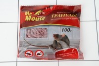 Mr.Mouse гранулы от грызунов 100г в пакете M-914 /50шт: 