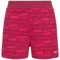 Reebok Meet You There Printed Women Shorts GR9432: Цвет: https://www.sportspar.com/reebok-meet-you-there-printed-women-shorts-gr9432
Brand: Reebok Material: 70% cotton, 30% polyester (recycled) Brand logo embroidered above the hem on the left pant leg lean fit short trouser legs, end in the middle of the thigh comfortable material with soft fleece inside elastic, ribbed waistband without fastener two open side pockets short pant legs All Over Print pleasant wearing comfort NEW, with tags &amp; original packaging