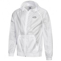 adidas Originals Men Windbreaker IA3939: Цвет: https://www.sportspar.com/adidas-originals-men-windbreaker-ia3939
Brand: adidas Material: 100% polyamide (recycled) embroidered patch on the left chest classic Adidas stripes on both sleeves WIND.RDY – wind- and water-repellent outer material high stand-up collar with hood with drawstring Full-length zipper with chin guard elastic cuffs and hem Slim Fit long raglan sleeves light material two side pockets with zippers End Plastic Waste – campaign to create products that can be reused pleasant wearing comfort NEW, with label &amp; original packaging