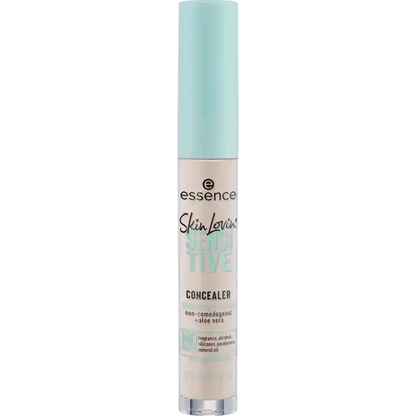 essence Skin Lovin' SENSITIVE CONCEALER 10: Цвет: https://www.rossmann.de/de/make-up-essence-skin-lovin-sensitive-concealer-10/p/4059729308382
Produktbeschreibung und details BeautyAllrounder fr einen makellos aussehenden Teint Der SKIN LOVIN CONCEALER kaschiert easy Pickelchen Rtungen und Augenringe Seine leichte nichtkomedogene Formulierung ist kaum sprbar und pflegt die Haut mit feuchtigkeitsspendender Aloe Vera Der Concealer lsst sich von mittlerer bis hoher Deckkraft individuell aufbauen Kontaktdaten cosnova GmbH Am Limespark  D Sulzbach am Taunus UrsprungslandHerkunftsort Polen Anwendung und Gebrauch Der Concealer kann sowohl vor als auch nach der Foundation auf Hautunebenheiten aufgetupft werden eignet sich aber auch zum Contouring Hierfr sollte ein Concealer eine bis zwei Nuancen heller als der eigene Hautton auf der Stirn auf dem Kinn und dem Nasenrcken aufgetragen werden Mit Concealer lassen sich auerdem Augenringe kaschieren einfach unter dem Auge etwas Concealer in Form eines umgedrehten Dreiecks auftragen und verblenden Inhaltsstoffe AQUA WATER ISONONYL ISONONANOATE COCONUT ALKANES GLYCERIN TRIETHYLHEXANOIN MAGNESIUM SULFATE POLYGLYCERYL DIISOSTEARATEPOLYHYDROXYSTEARATESEBACATE DIISOSTEAROYL POLYGLYCERYL DIMER DILINOLEATE DISTEARDIMONIUM HECTORITE ALOE BARBADENSIS LEAF JUICE STEAROYL INULIN PROPYLENE CARBONATE ETHYLHEXYLGLYCERIN HYDROGENATED LECITHIN MAGNESIUM OXIDE ALUMINUM HYDROXIDE ALUMINA PHENOXYETHANOL POTASSIUM SORBATE SODIUM BENZOATE CI  IRON OXIDES CI  IRON OXIDES CI  IRON OXIDES CI  TITANIUM DIOXIDE