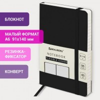 Блокнот МАЛЫЙ ФОРМАТ (91х140 мм) А6, BRAUBERG ULTRA, под кожу, 80 г/м2, 96 л., линия, черный, 113029: Цвет: Блокнот BRAUBERG "ULTRA" выполнен в классическом стиле легендарного бизнес-блокнота. Подойдет каждому современному человеку для ведения различного рода записей.
: BRAUBERG
: Китай
3