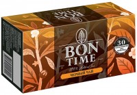 «Bontime», чай черный, 30 пакетиков без ярлычка, 60г: 