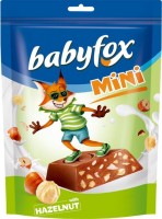 «BabyFox», конфеты шоколадные mini с фундуком, 120г: 