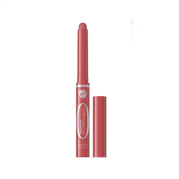 HYPOAllergenic Powder Lipstick 02: Цвет: Produktbeschreibung und details Der HYPOAllergenic Powder Lipstick verleiht den Lippen einen matten samtweichen Effekt Dank enthaltener Emollientien trocknet der Lippenstift die Lippen nicht aus sondern spendet Feuchtigkeit und regeneriert sie Ein spezieller Zusatz steigert die Farbintensitt beugt einem Verwischen des Lippenstifts vor und verbessert die Haltbarkeit Der Powder Lipstick hebt Falten und eingerissene Lippen nicht hervor und fllt sie optisch ausDas Produkt wurde unter der Aufsicht von Dermatologen getestet Eignet sich fr Personen mit sensibler und zu Allergien neigender Haut Anwendung und Gebrauch Tragen Sie den Lippenstift zuerst auf das Lippenherz und von dort ausgehend auf den Rest der Lippen auf Gebrauch Aufbewahrung und Verwendung Aufbewahrungs und Verwendungsbedingungen Khl und trocken lagern Inhaltsstoffe Ricinus Communis Castor Seed Oil Isononyl Isononanoate Synthetic Fluorphlogopite CaprylicCapric Triglyceride Ozokerite Cera Microcristallina Microcrystalline Wax VPHexadecene Copolymer neopentyl Glycol dicaprylatedicaprate Ethylhexyl Palmitate Candelilla Cera Euphorbia Cerifera Candelilla Wax Copernicia Cerifera Cera Copernicia Cerifera Carnauba Wax Octyldodecanol Octyldodecyl Stearate Parfum Fragrance Isopropyl Palmitate Glyceryl Caprylate BHT may contain  CI  Red  Lake Red  Lake CI  Blue  Lake CI  Red  Lake CI  CI  CI  Iron Oxides CI  Titanium dioxide
https://www.rossmann.de/de/make-up-hypoallergenic-powder-lipstick-02/p/5902082513865