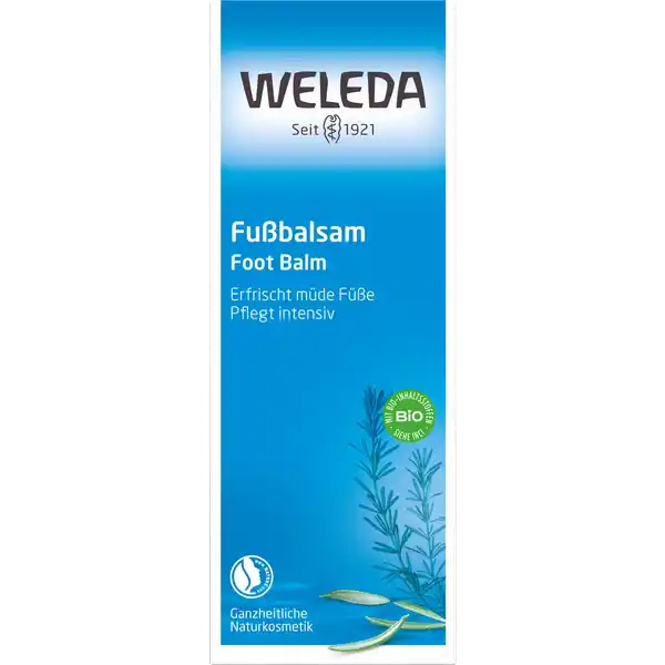 Weleda Fubalsam: Цвет: Produktbeschreibung und details Der Weleda Fubalsam pflegt beanspruchte Haut an den Fen belebt und desodoriert Unsere Fe tragen uns durchschnittlich viermal in unserem Leben um den Globus Mit dem Weleda Fubalsam als Begleiter fhlen sich Ihre Fe rundum gepflegt an Die feine Komposition aus strkendem Myrrhe und beruhigendem Calendulaextrakt krftigt die Haut und beugt somit bei regelmiger Anwendung der Hornhaut und Schrundenbildung vor Tonerde bindet Feuchtigkeit und sorgt dadurch fr ein angenehm trockenes FuKlima Wollwachs und Olivenl pflegen selbst beanspruchte Haut geschmeidig weich Echte therische le verstrmen einen erfrischenden Duft desodorieren und haben einen angenehm khlenden Effekt auf der Haut Hautvertrglichkeit dermatologisch getestet Kontaktdaten Weleda AG Mhlerstrae   Schwbisch Gmnd wwwweledade UrsprungslandHerkunftsort Deutschland Testurteile Qualittssiegel ampamp Verbandszeichen Inhaltsstoffe Water Aqua Alcohol Olea Europaea Olive Fruit Oil Lanolin Magnesium Aluminum Silicate Commiphora Myrrha Resin Extract Hydrolyzed Beeswax Limonene Sodium Beeswax Fragrance Parfum Calendula Officinalis Extract Linalool Citronellol Geraniol Citral Coumarin from natural essential oils
https://www.rossmann.de/de/pflege-und-duft-weleda-fussbalsam/p/4001638905305