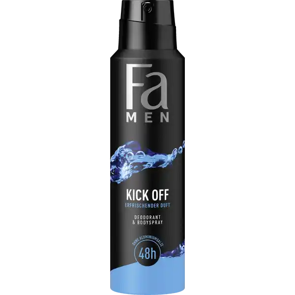 Fa Men Deodorant & Bodyspray Kick Off: Цвет: Produktbeschreibung und details Kick Off Tauche ein in die Welt von FA Schicke deine Sinne jeden Tag auf eine abenteuerliche Reise und geniee den erfrischenden Duft Zuverlssiger Schutz Erlebe bis zu h DeoSchutz ohne Aluminiumsalze Kmpft effektiv gegen geruchsauslsende Bakterien und sorgt fr langanhaltenden Schutz Dermatologisch getestete hautfreundliche Formel ohne DeoRckstnde auf der Kleidung Kontaktdaten Schwarzkopf ampamp Henkel a division of Henkel AG ampamp Co KGaA D Dsseldorf wwwdefacom     Anwendung und Gebrauch Aus nicht weniger als  cm Entfernung in die Achsel sprhen Inhaltsstoffe ButaneAlcohol denatPropaneIsobutaneParfum FragrancePropylene GlycolTriethyl CitratePhenoxyethanolLimoneneHexanediolCaprylyl GlycolCocamidopropyl PGDimonium Chloride PhosphateLinaloolCitralCoumarin Warnhinweise und wichtige Hinweise Warnhinweise GEFAHR Extrem entzndbares Aerosol Behlter steht unter Druck Kann bei Erwrmung bersten Vor Hitze heien Oberflchen Funken offenen Flammen und anderen Zndquellen fernhalten Nicht rauchen Nicht gegen offene Flammen oder andere Zndquellen sprhen Nicht durchstechen oder verbrennen auch nicht nach Gebrauch Vor Sonnenbestrahlung schtzen Nicht Temperaturen ber C aussetzen Darf nicht in die Hnde von Kindern gelangen In gut belfteten Bereichen verwenden Nur kurz sprhen Nicht in die Augen sprhen Nur vllig entleerte Dose in die Wertstoffsammlung geben
https://www.rossmann.de/de/pflege-und-duft-fa-men-deodorant-und-bodyspray-kick-off/p/4015100429008