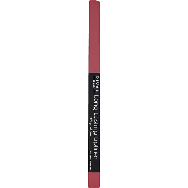 RIVAL DE LOOP Long Lasting Lipliner 13 - praline: Цвет: https://www.rossmann.de/de/make-up-rival-de-loop-long-lasting-lipliner-13---praline/p/4305615684628
Produktbeschreibung und details Das samtige Finish ermglicht ein przises Nachzeichnen und Intensivieren der Lippenkontur  mit LongLasting Effekt Kontaktdaten Dirk Rossmann GmbH Isernhgener Strae   Burgwedel wwwrossmannde Inhaltsstoffe Cyclopentasiloxane Hydrogenated Microcrystalline Cera Synthetic Beeswax Polybutene Trimethylsiloxysilicate Isoamyl Laurate Copernicia Cerifera Cera Talc Tocopherol Helianthus Annuus Seed Oil CI CI  CI  CI  CI  CI