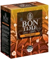 «Bontime», чай черный, 100 пакетиков, 200г: 
