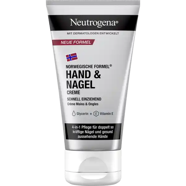 Neutrogena Hand & Nagel Creme: Цвет: Produktbeschreibung und details Die Neutrogena Hand ampamp Nagel Creme zieht schnell ein bietet sofortige und langanhaltende Linderung und pflegt die Nagelhaut Zudem spendet die schnell einziehende Handcreme intensive Feuchtigkeit whrend die in Pflege fr doppelt so krftige Ngel und gesund aussehende Hnde sorgt Die mitGlycerin  Vitamin E angereicherte Feuchtigkeitscreme wurde mit Dermatologen entwickelt und die recycelbare Tube besteht zu  aus recyceltem Plastik fr trockene Haut sofortige und langanhaltende Linderung pflegt die Nagelhaut spendet intensive Feuchtigkeit wo Recyclingmglichkeiten vorhanden sind Kontaktdaten Johnson ampamp Johnson Sant Beaut France  Val de Reuil France Anwendung und Gebrauch Die Feuchtigkeitspflege tglich auf Hnde und Ngel auftragen und sanft einmassieren Die Handpflege ampamp Nagelpflege sorgt fr eine gepflegte Nagelhaut und glttet Rillen Inhaltsstoffe Aqua Glycerin Isopropyl Myristate Panthenol Ethylhexylglycerin Caprylyl Glycol Potassium Cetyl Phosphate Cetyl Alcohol Carbomer Sodium Polyacrylate pAnisic Acid Sodium Hydroxide Acetate Tocopherol Parfum
https://www.rossmann.de/de/pflege-und-duft-neutrogena-hand-und-nagel-creme/p/3574661687049