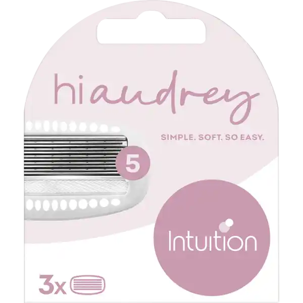 hi audrey Rasierklingen: Цвет: Produktbeschreibung und details hi audrey von Intuition macht deine ShavingRoutine besonders einfach und grndlich simple  soft  so easy KlingenSystem mit DuoIntenseSerum fr ein sanftes Gleiten ampamp Feuchtigkeitsbalance whrend der Rasur ideal auch fr deine empfindlliche Haut  hilft Hautirritationen vorzubeugen fr eine einfache ampamp grndliche Rasur Kontaktdaten Wilkinson Sword GmbH Schtzenstrae   Solingen UrsprungslandHerkunftsort China Inhaltsstoffe PEGM HYDROXYPROPYL METHYLCELLULOSE AQUA TITANIUM DIOXIDE SODIUM CHLORIDE ZINC STEARATE BUTYROSPERMUM PARKII SHEA BUTTER CERAMIDE NG CHAMOMILLA RECUTITA FLOWER POWDER LAURYL METHACRYLATEGLYCOL DIMETHACRYLATE CROSSPOLYMER SILK POWDER SODIUM HYALURONATE TREHALOSE UNDARIA PINNATIFIDA POWDER
https://www.rossmann.de/de/pflege-und-duft-hi-audrey-rasierklingen/p/4027800008803