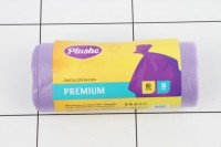 Мешки для мусора 60л (29*68) 30шт, 11мкм, Plushe Premium, фиолетовые, зеленые: 