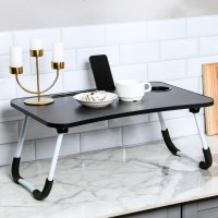 Столик - поднос для завтрака, для ноутбука, складной, серый, 60х40 см: 